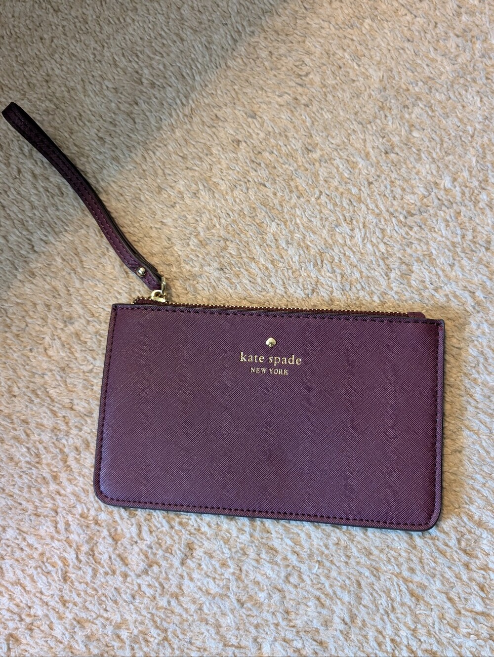 Kate Spade New York Plum Wristlet Pouch